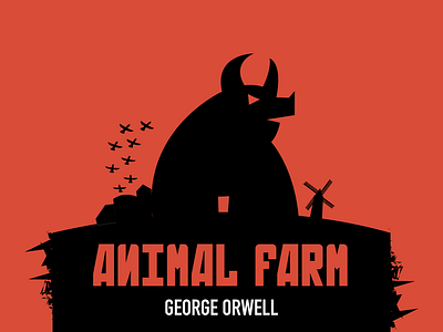 Animal Farm animal farm book george orwell graphic design pig visual communication