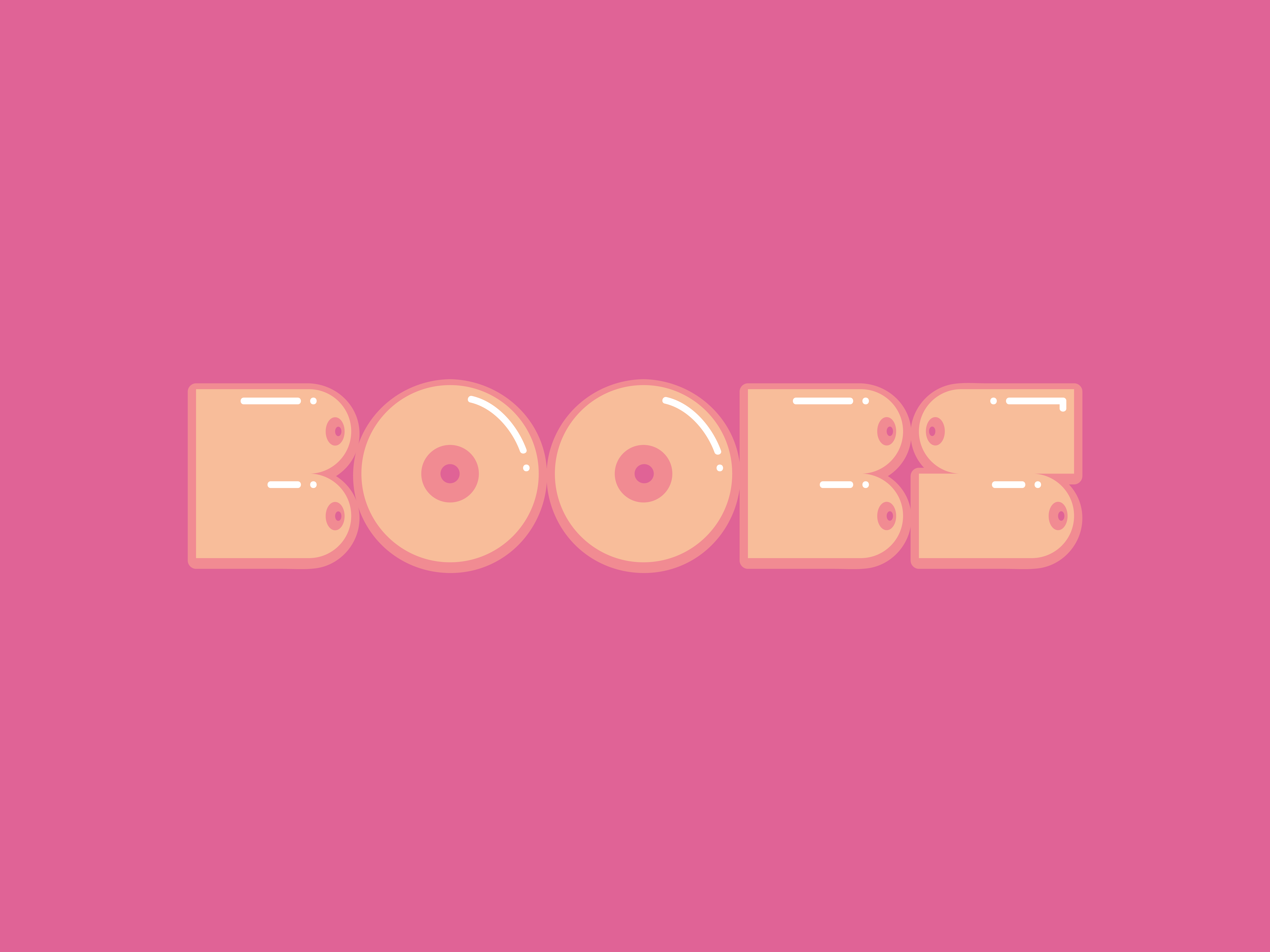 Boobs Type by Stephen Leadbetter on Dribbble