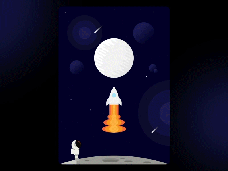 Apollo 11 50th Anniversary - Joystick 50th anniversary apollo apollo 11 campaign graphic design interaction joystick moon moon landing motion graphics ui ux uxui visual communication