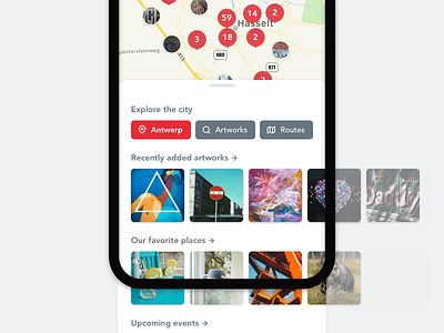 Explore the city app map