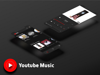 Youtube Music - Neumorphism Redesign app design logo neumorphism skeumorphism ui ux