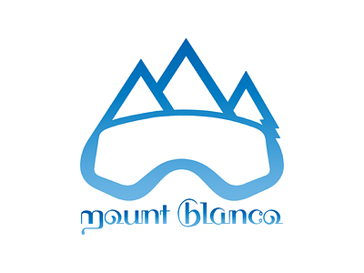 Mountain Blanco branding dailylogochallenge design ice idea logo mountain vector