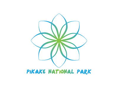 Pikake national park logo branding dailylogochallenge design idea logo pikake vector