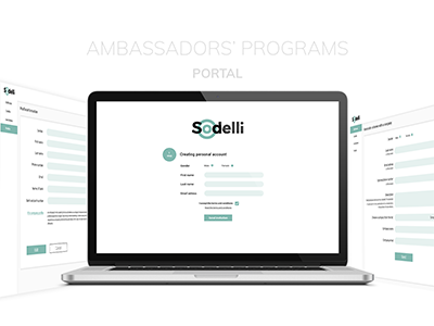 Sodelli branding design illustrator mobile responsive web