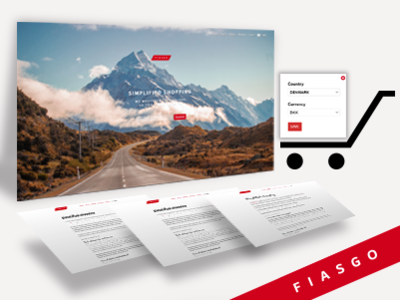 Fiasgo branding design illustrator mobile responsive ui ux web website