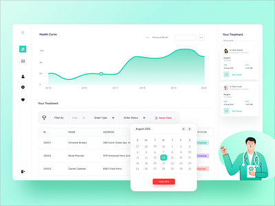 Concept of Medical Booking App