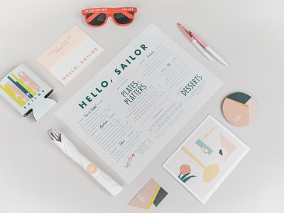 Hello, Sailor Restaurant Branding