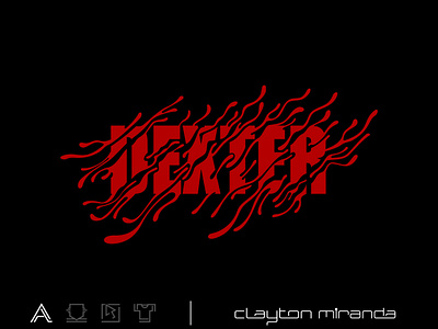 Dexter Lettering dexter morgan lettering logotype