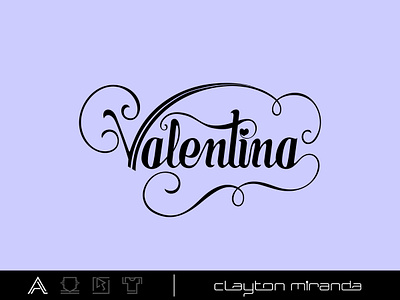 Lettering to Valentina lettering lettering art