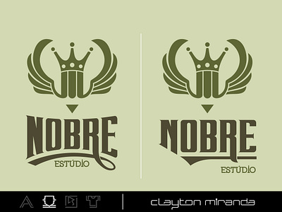 Nobre Estúdio design gráfico graphic design logo logo design