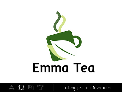 Emma Tea logo design gráfico graphic design graphicdesign logo logo design logodesign