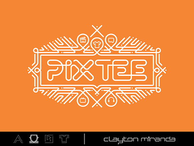 Logo Pixtee design gráfico graphic design logo logodesign
