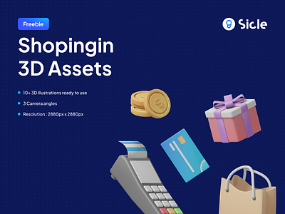 Shopingin - 3D Illustration Pack
