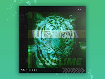 Tigereyes: Sublime aiga brandidentity branding chicago coverart creative design electronicmusic glitch glitchart graphicdesign illustration posterdesign retro scifi tiger typography vaporwave visualidentity