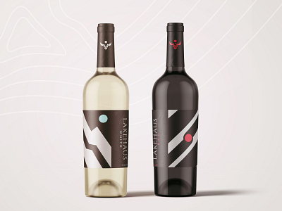 Lakehaus Red & White: Wine Label Concepts