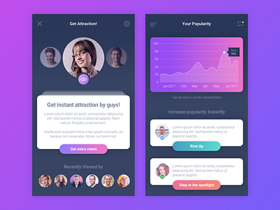 Chat and Dating App Concept