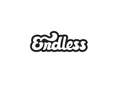 Endless endless knockout logotype