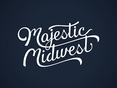 Rebound columbus majestic midwest ohio script type typography