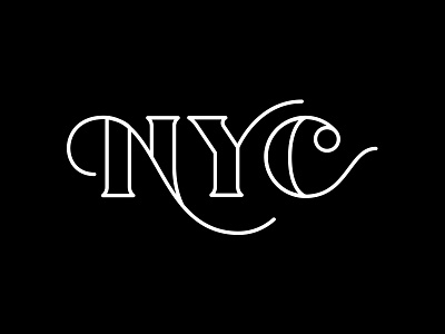 Nyc lettering new york city nyc travel type