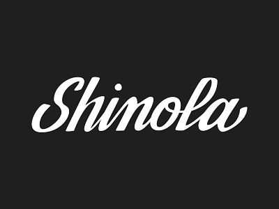 Shinola brand detroit michigan script shinola type watch