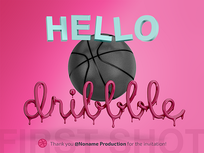 Dribbbble First Shot by Dmitry Kozin on Dribbble