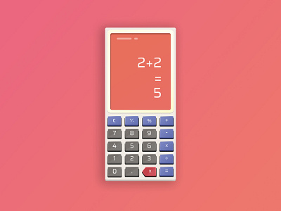 Day 4 - Calculator calculator dailyui day4 ui