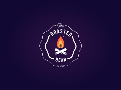 Day 6 - The Roasted Bean coffee company daily logo day 6 logo challenge roastedbean