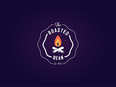 Day 6 - The Roasted Bean coffee company daily logo day 6 logo challenge roastedbean