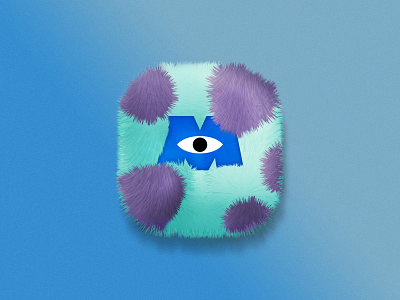 Day 6 - App Icon app icon daily ui monsters inc sully