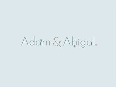 Day 6 - Adam & Abigal adam and abigal daily logo challenge day 6 fashion brand