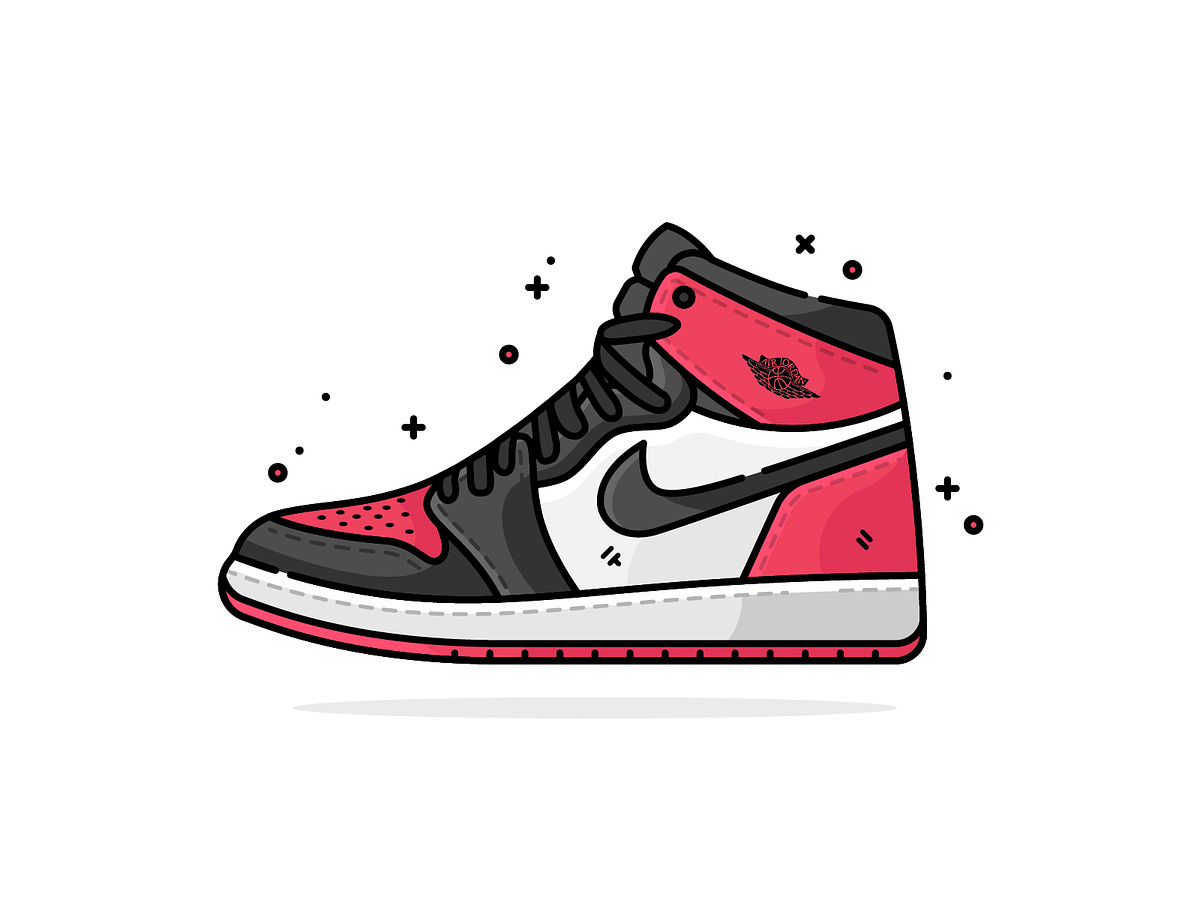 Original Air Jordans illustrator shoe vector shoe illustration air jordan m...