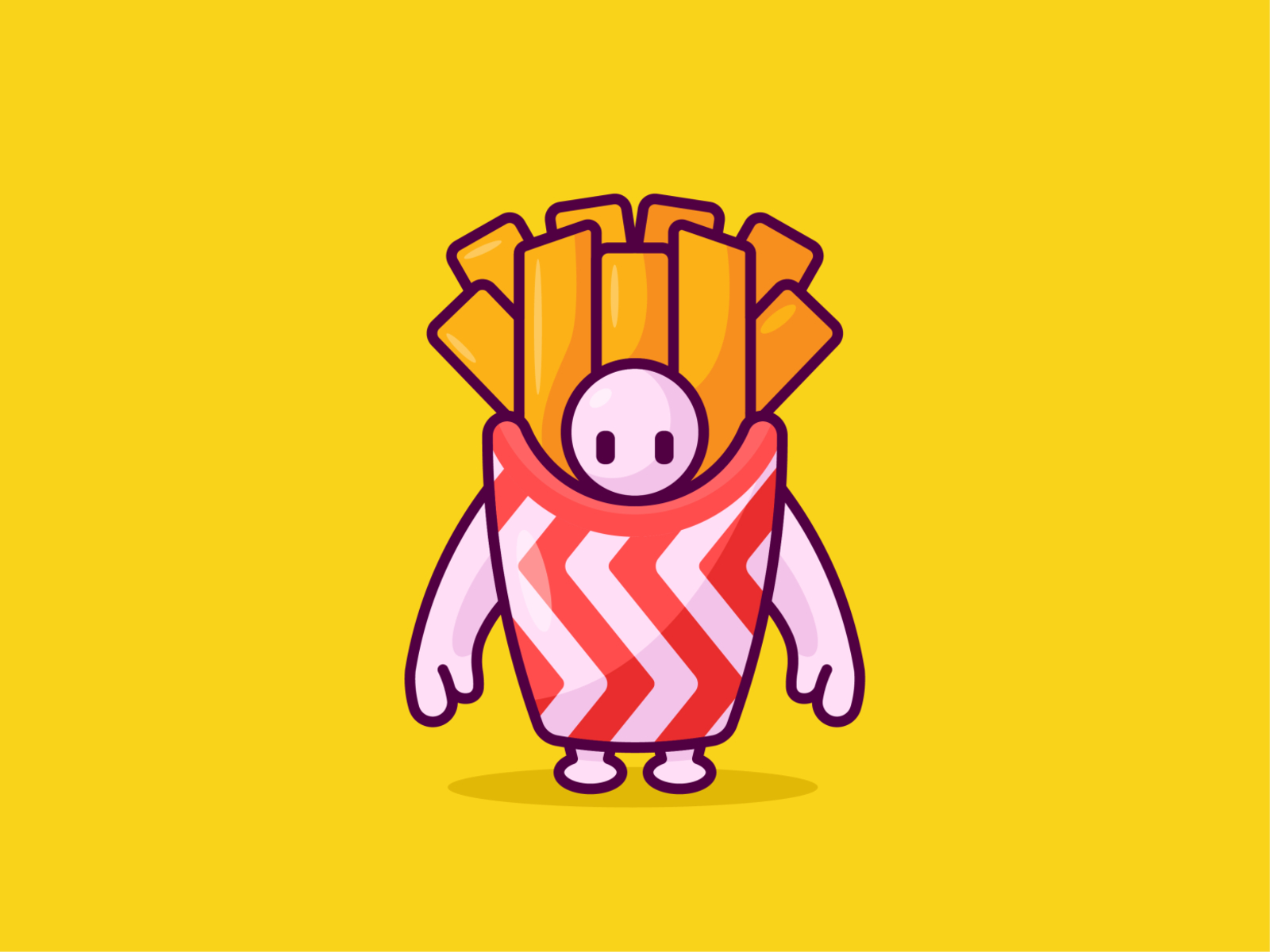Fall Guys Character by Dom Designs on Dribbble