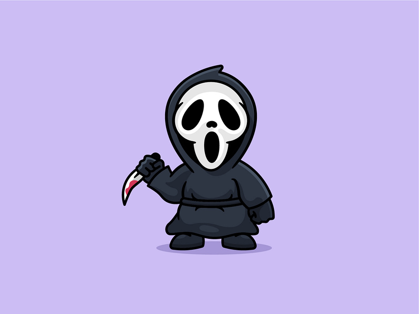 Scream Ghostface by Dom Designs on Dribbble