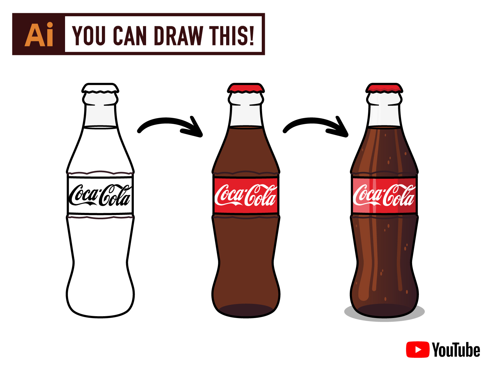 Coca Cola Bottle Drawing