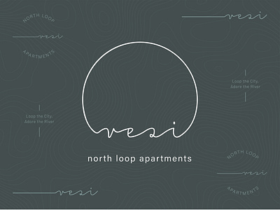 Vesi North Loop Apartments Branding