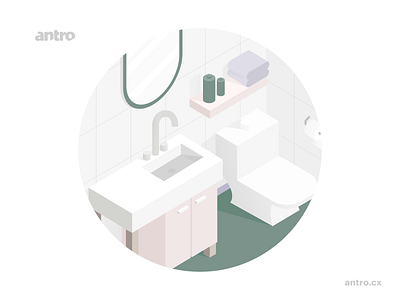 Bathroom illustration bathroom design ecommerce figma graphic design illustration ui vector