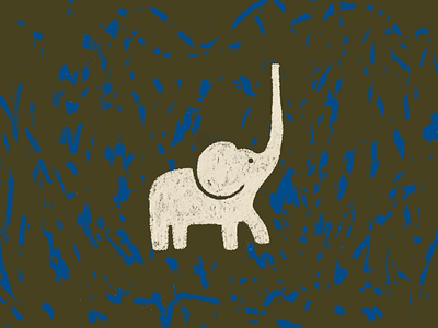 Elephant black blue branding design elephant elephant logo exlibris illustration pattern rubber stamp stamp texture vintage