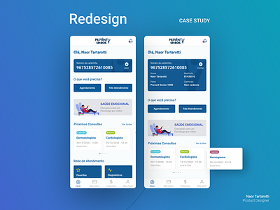 UI Case Study for Prevent Senior design product design ui ui ux design ui design ui ux uidesign uiux