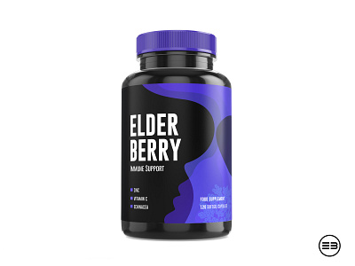 supplement label design