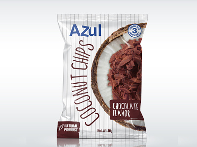 Coconat Chips chips chocolate coconut packaging