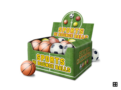Retail box for bouncing balls balls bouncing ball box shadow retail retailbox