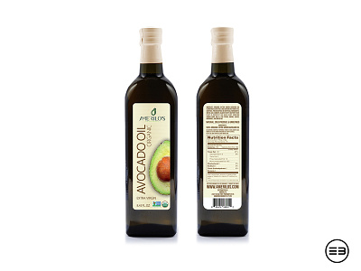 avocado oil bottle label avocado label labeldesign