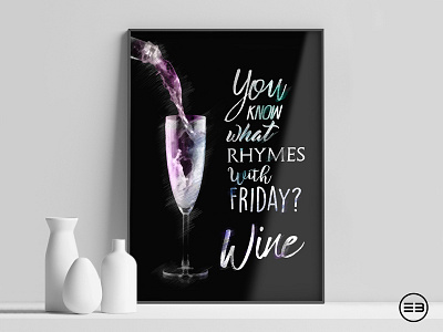 Wine poster poster wine