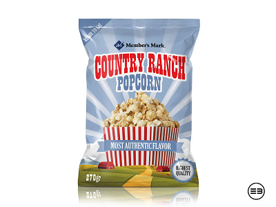 popcorn package design