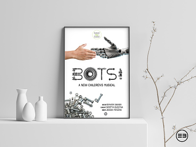 Poster for children's musical bots children musical poster robot theatre