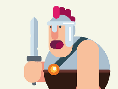 Character Design - Roman Warrior - Part 1 flatdesign gamedesign gamedev illustration illustrator