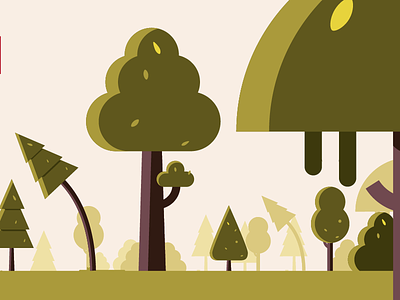 Style Trees - Flat Design design designer flatdesign gamedesign gamedev illustration illustrator indiegames leveldesign