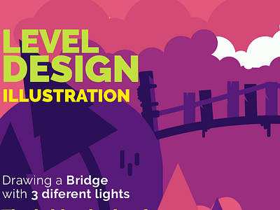 Bridge Level Design gameart gamedesign gamedev illustration illustrator ilustrador indiedesign indiedev indiegame leveldesign pixelart vectorart