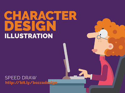 Character Design 03_ Speed Draw 2d 2d animation 2d art 2d character 2d design desenho flatdesign gameart gamedesign illustration illustrator