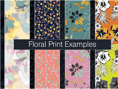 Floral examples 2021 activewear design fashion fashiondesign flat illustration minimal print and pattern print apparel vector